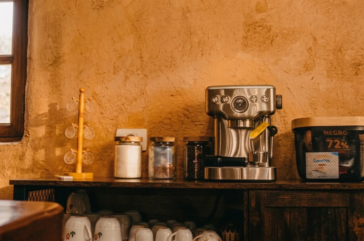 Cafetera cocina La casita de Carmen